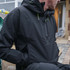 Apache White Rock Lightweight 1/4 Zip Rain Jacket Black