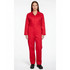 Ladies Zip Front Boiler Suit in Red