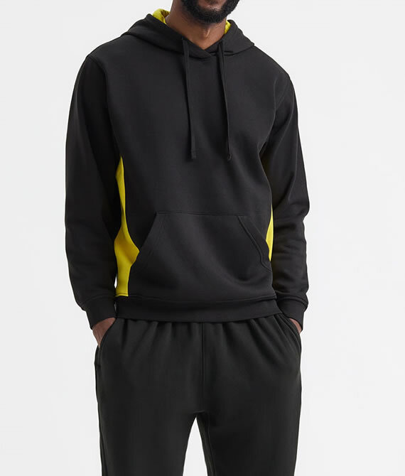 Contrast Hoody with Style