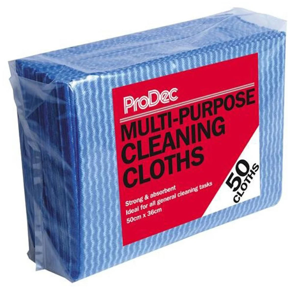 PMPCC50 Prodec Multi Purpose Cleaning Cloths 50pk