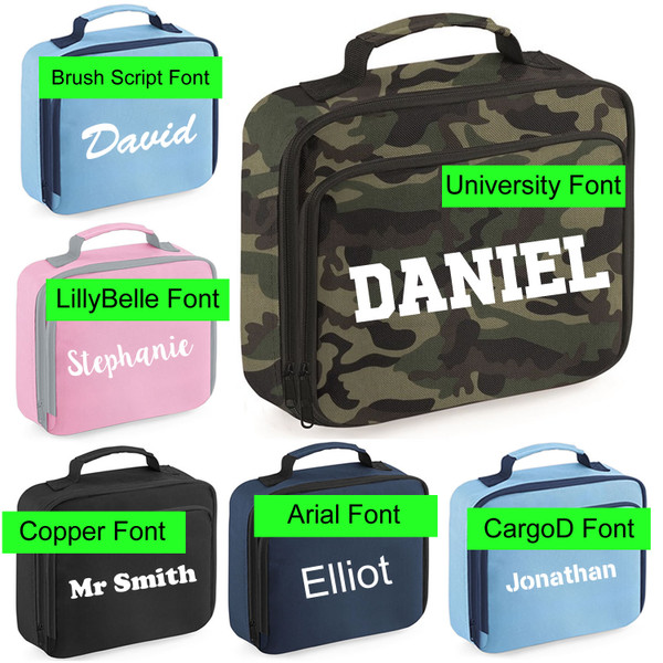 Custom Personalized Kids Lunch Bag – Insulated School Cooler with BPA ...