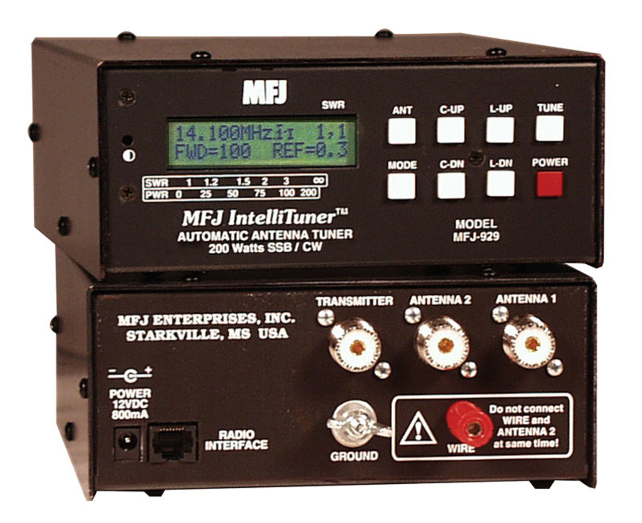 MFJ-929 Antenna Tuner, Compact, Desktop, Automatic, 200 watts, 160-10 meters, Tuner Bypass Switch hq nude image
