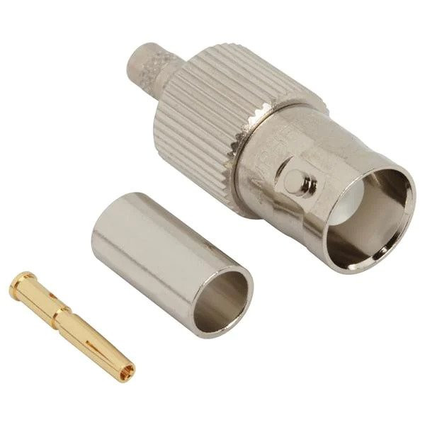 Amphenol RFX 36800RFX Connector, BNC Crimp Jack, RG58,141, 142A