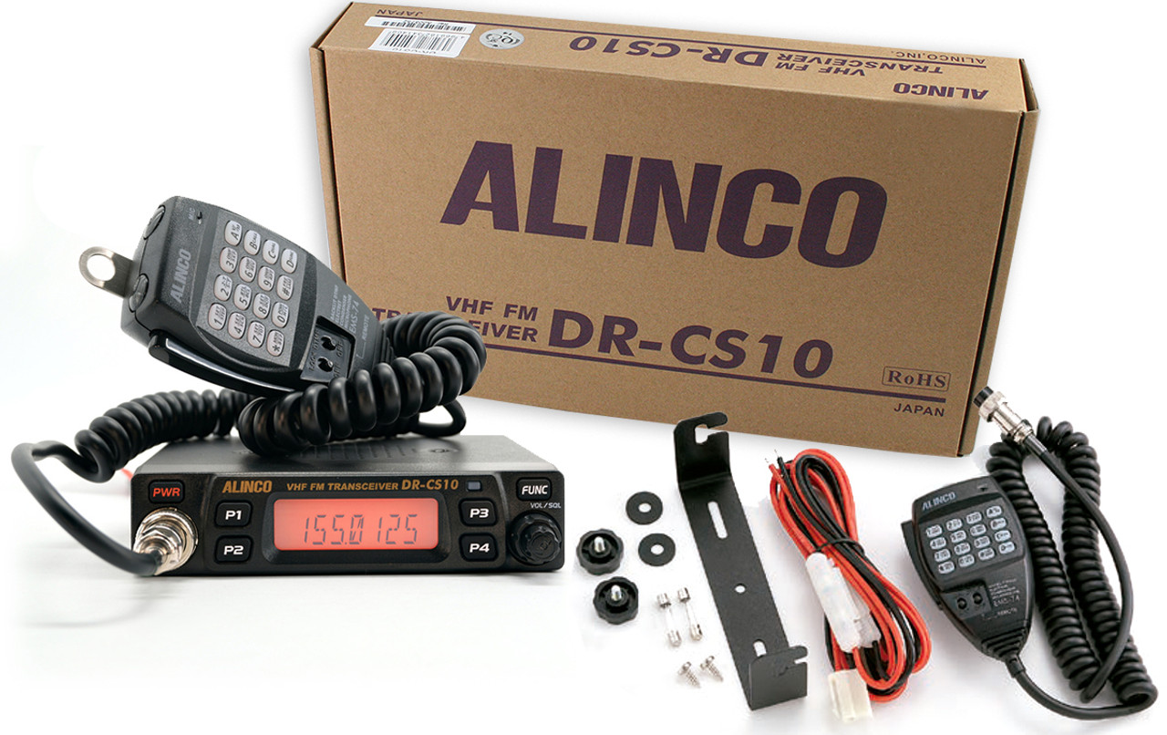 Alinco DR-CS10HT - 60W 2 M (VHF) FM Mobile Transceiver
