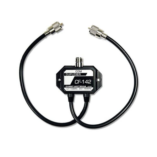 Comet CF-142 - Duplexer, 1.3-150 MHz Low Pass, 200-480 MHz High Pass, 40 dB Isolation