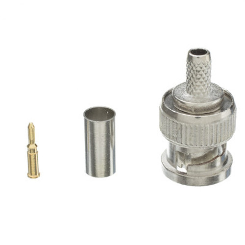 Philmore 997 - 3-Piece Crimp Style In-Line BNC Male Connector (for RG-58/U Wire)