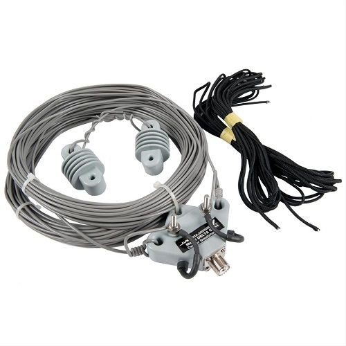 80 Meter, Dipole Antenna, Monoband, Adjustable, 2,000 W, Assembled DELTA-C and 12 AWG, 134 ft. Total Length,