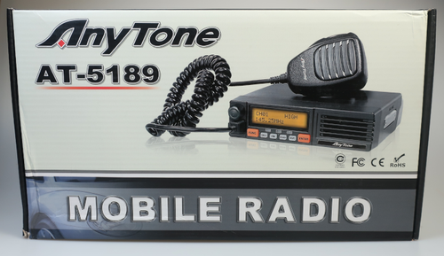 Anytone AT-5189 - (UHF) 400-490 MHz, GMRS/70CM Ham/ LMR Mobile Transceiver