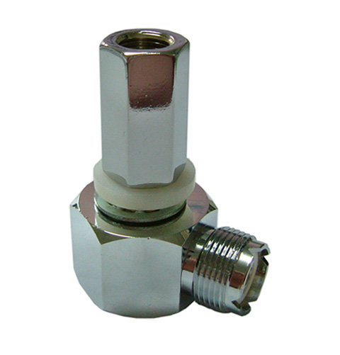 Opek SM-1L - Right Angle Antenna Adapter - SO-239 to 3/8" x 24T Opek SM-1L - Right Angle Antenna Adapter - SO-239 to 3/8" x 24T
