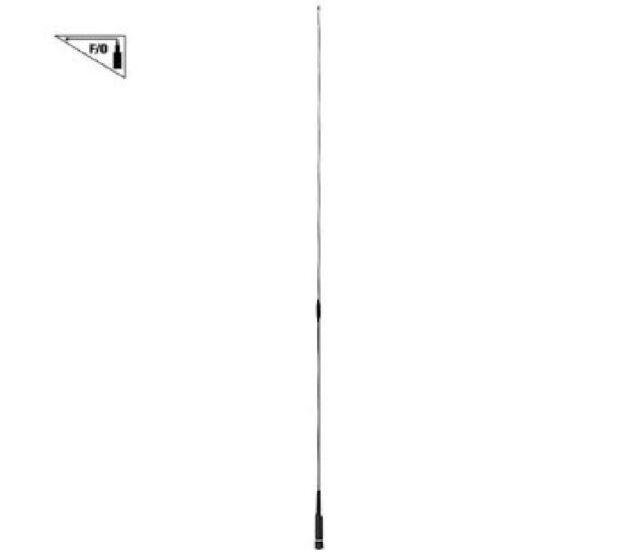Comet SBB-25 - Antenna, Mobile, Vertical, VHF, Monoband, 2m, 57 in. Height