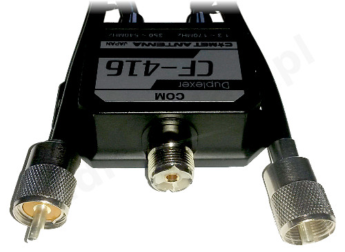 Comet CF-416A - Duplexer, 1.3-170 MHz Low Pass, 350-540 MHz High Pass, 60 dB Isolation