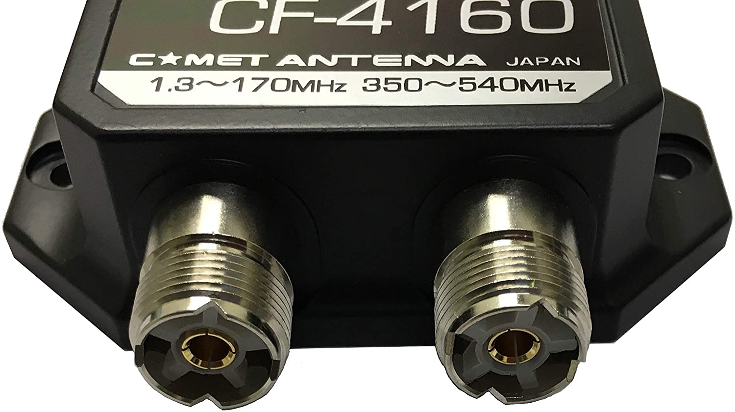 Comet CF-4160J - Duplexer, 1.3-170 MHz Low Pass, 350-540 MHz High Pass, 60 dB Isolation