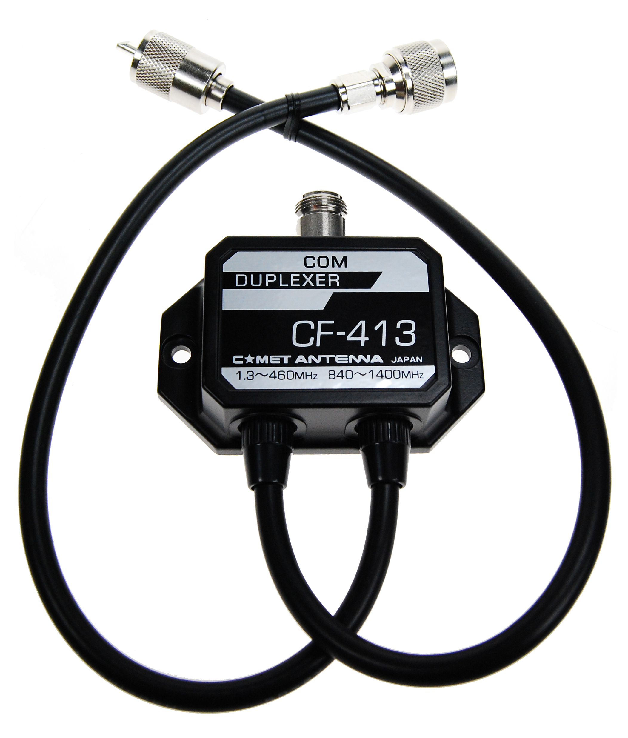 Comet CF-413B - Duplexer, 1.3-460 MHz Low Pass, 840-1,400 MHz High Pass