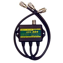 Comet CFX-324A - Triplexer, 1.3-150 MHz Low Pass, 200-300 MHz Mid Pass, 390-500 MHz High Pass, 40 dB Isolation