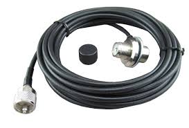 Comet CR-5M - Cable Assembly, Mobile, Trunk Lip,  SO-239, 16ft, 5in. Coax Cable, PL-259 Comet CR-5M - Cable Assembly, Mobile, Trunk Lip,  SO-239, 16ft, 5in. Coax Cable, PL-259