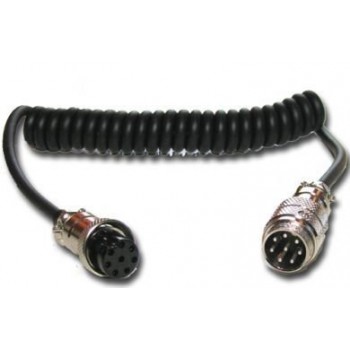 8 Pin, 4 ft Microphone Extension Cord for CB and Ham radio.