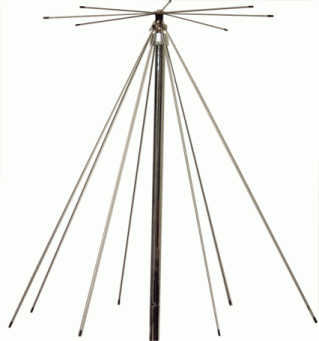 Jetstream JTD1 Broadband Discone Scanner Ham Base Antenna, 25-1300