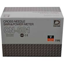 Daiwa CN-501V SWR/Wattmeter, VHF, 140-525 MHz, 200 W Max., Cross Needle Daiwa CN-501V SWR/Wattmeter, VHF, 140-525 MHz, 200 W Max., Cross Needle