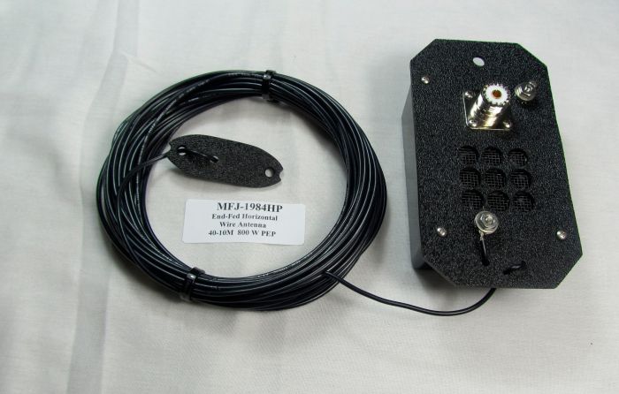 MFJ-1984HP, END FED, 1/2 WAVE, 40-10M, 800W, WIRE ANTENNA MFJ-1984HP, END FED, 1/2 WAVE, 40-10M, 800W, WIRE ANTENNA
