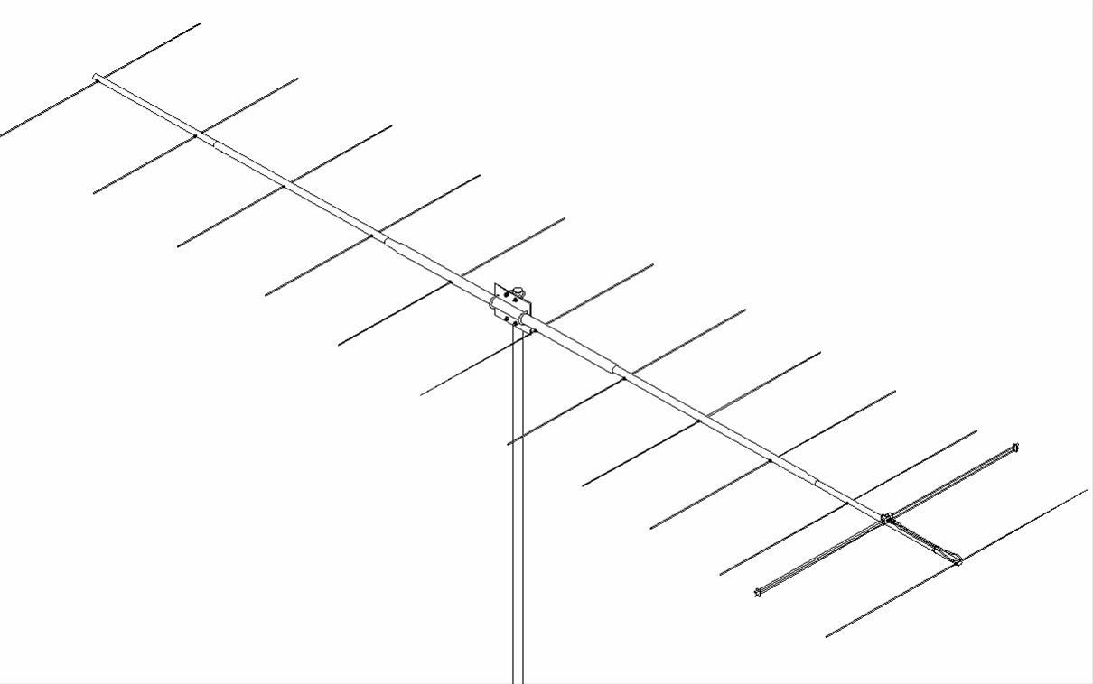 M2 - 2M12, 2 Meter (144-148 MHz) Ham Radio Yagi Antenna