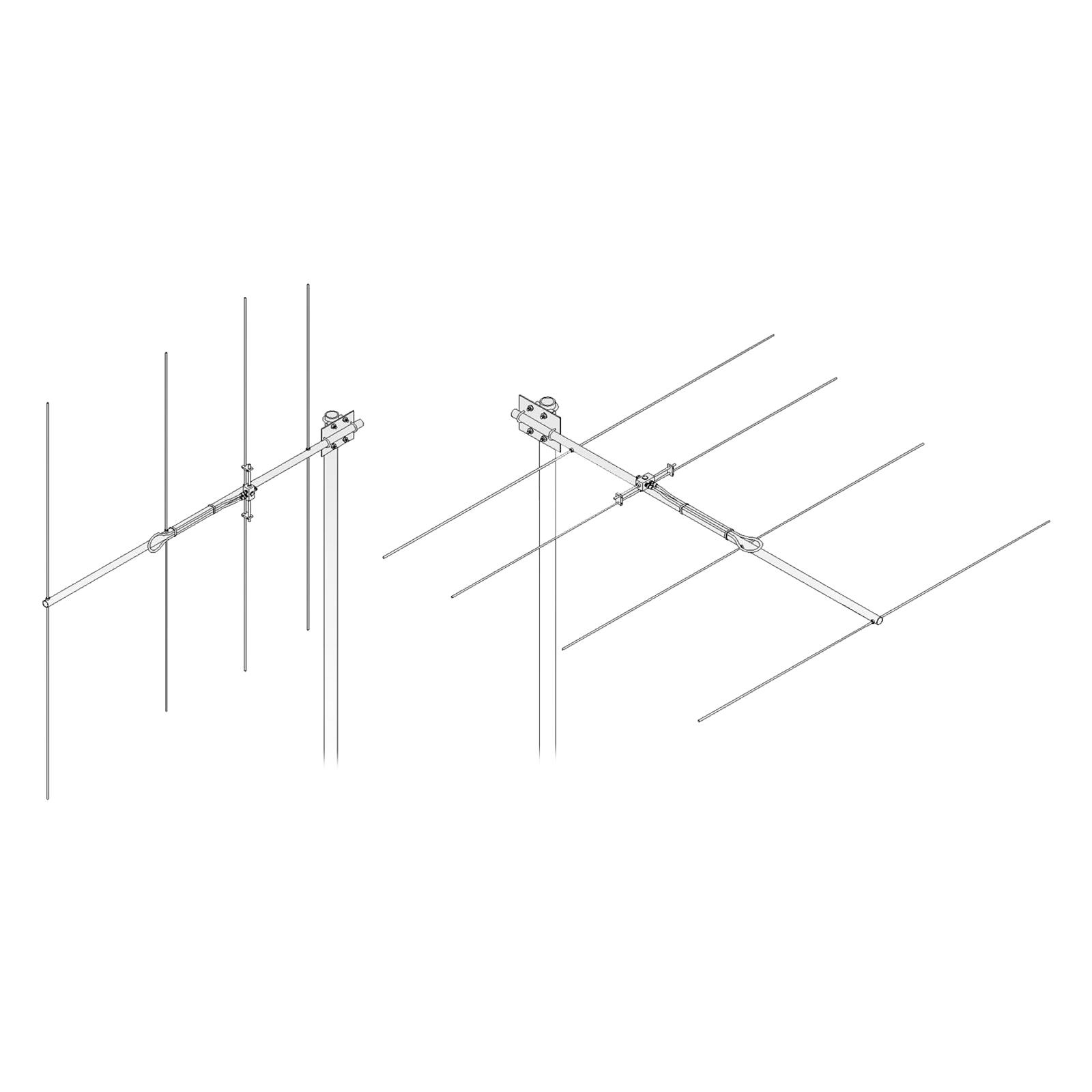 M2 - 2M4X, 2 Meter (144-148 MHz) Ham Radio Yagi Antenna