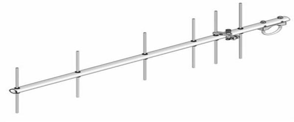 M2 - 440-6SS, 70 cm (420-450 MHz) Ham Radio Yagi Antenna, 6 element