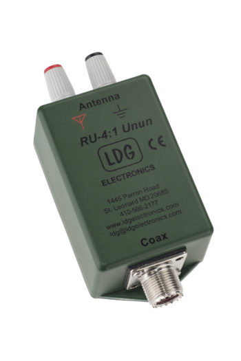 LDG Electronics RU-4:1 - UNUN, 200 W, 4:1 Ratio, 1.8-30 MHz, Ferrite Core, 200 ohms Termination Impedance, UHF Female, SO-239