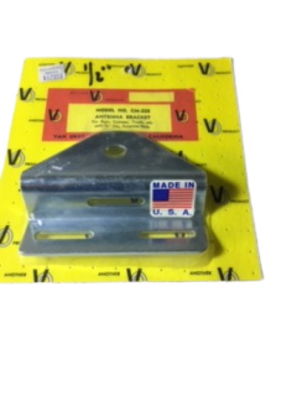 Van Ordt CM-225 Right Angle Groove Antenna Bracket  w/  1/2" Hole
