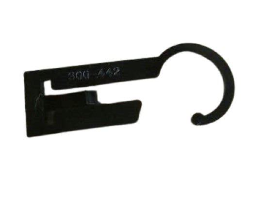 Workman MH-3X1  - Universal Black Plastic CB/ Ham Radio Buddy Hook / Microphone Hanger