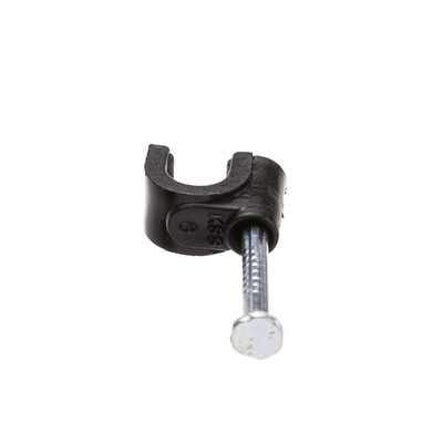 Calrad 75-605-BK-25 - Black Coaxial Cable Clips for RG-59 Coax Cable