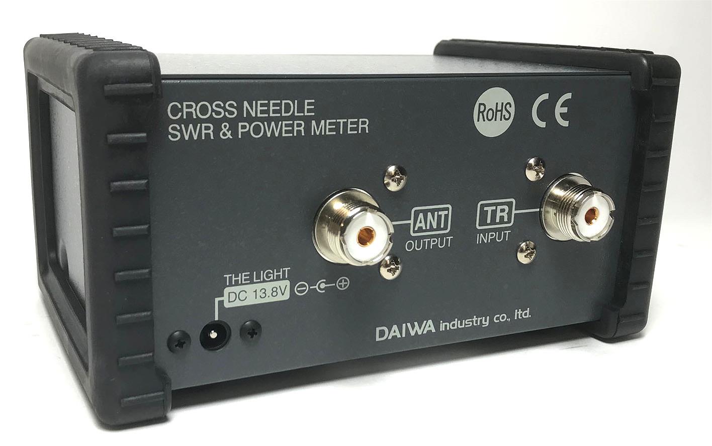 Daiwa CN-501H2 SWR/Wattmeter, HF/VHF, 1.8-150 MHz, 2000 W Max., Cross Needle, UHF Female, SO-239, 13.8 Vdc Daiwa CN-501H2 SWR/Wattmeter, HF/VHF, 1.8-150 MHz, 2000 W Max., Cross Needle, UHF Female, SO-239, 13.8 Vdc