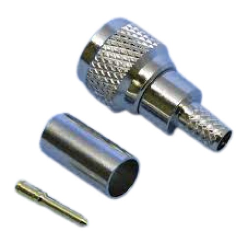Philmore 566, Mini UHF Crimp-on Male Connector for RG58/U Cable