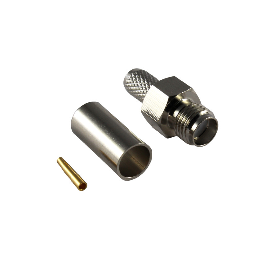 Philmore 11100 - 3-Piece Crimp Style In-Line SMA female, RG58A/U/ U-141  Connector