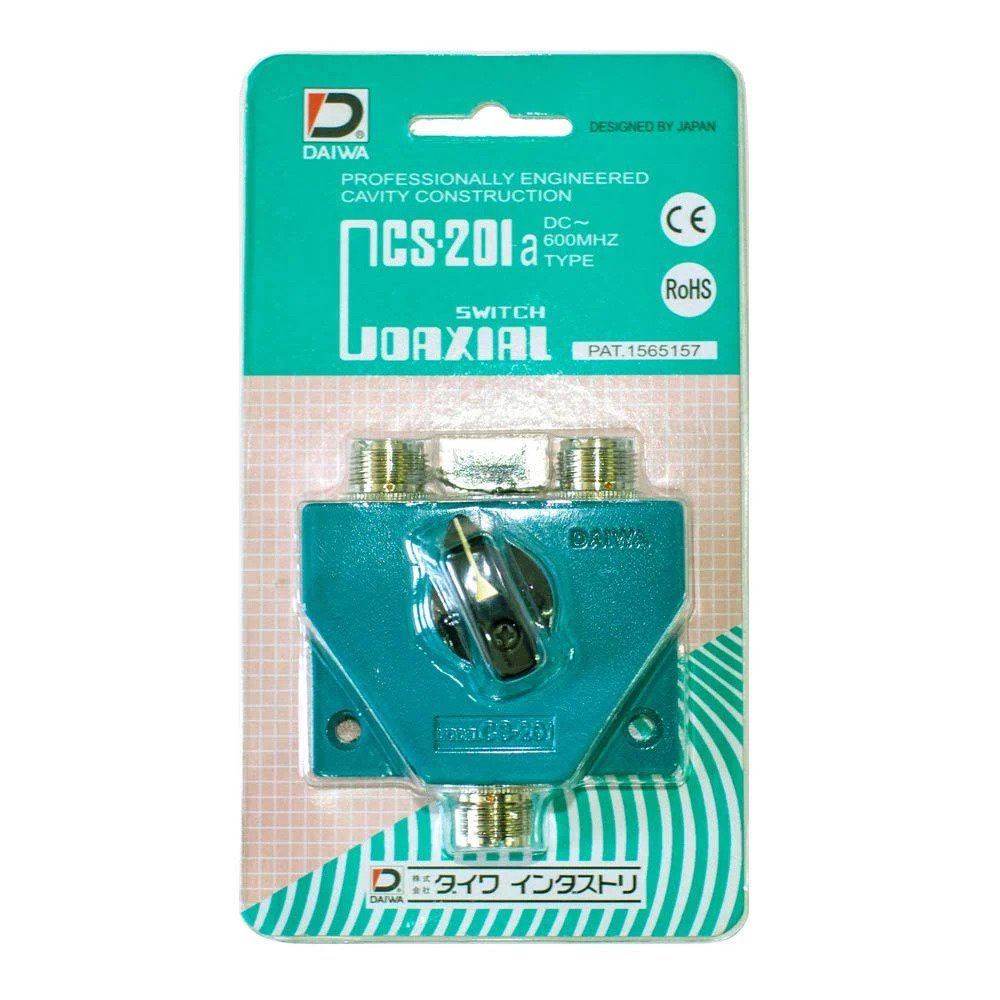 Daiwa CS-201A - Antenna Coax Switch, 2-port, UHF Female, SO-239
