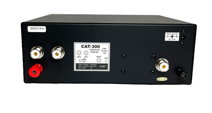 Comet CAT-300 - Manual Antenna Tuner Ham 1.8-50 MHz 300w(PEP) 50 Ohm Comet CAT-300 - Manual Antenna Tuner Ham 1.8-50 MHz 300w(PEP) 50 Ohm