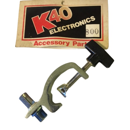 K40 - Quick Release 3/8" x 24 T Mirror Luggage Rack Clamp Antenna Mount