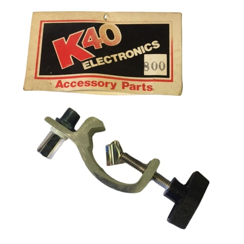 K40 - Quick Release 3/8" x 24 T Mirror Luggage Rack Clamp Antenna Mount
