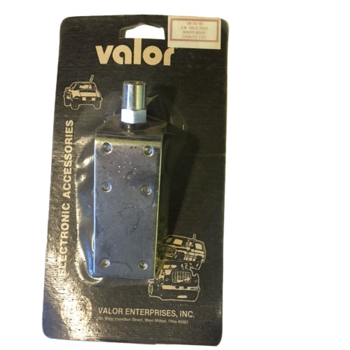 Valor GM100AD - GM Van/Truck Stainless Steel Mirror Mount or Side of Vehicle , 3/8"x 24T w/SO239