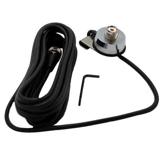 Workman WEP314S - SO-239 Trunk Lip Antenna Mount w/ 17' Cable