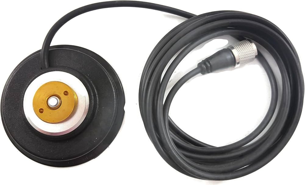 Workman PM-3NMO - Antenna Mount, Mobile, 3 in Magnet, NMO, 12 ft coax w/PL-259 for antennas 40 in or less