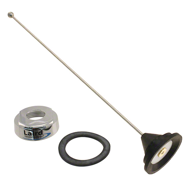 Laird QW450 - 450-470 MHz Chrome 1/4 Wave Mobile Antenna