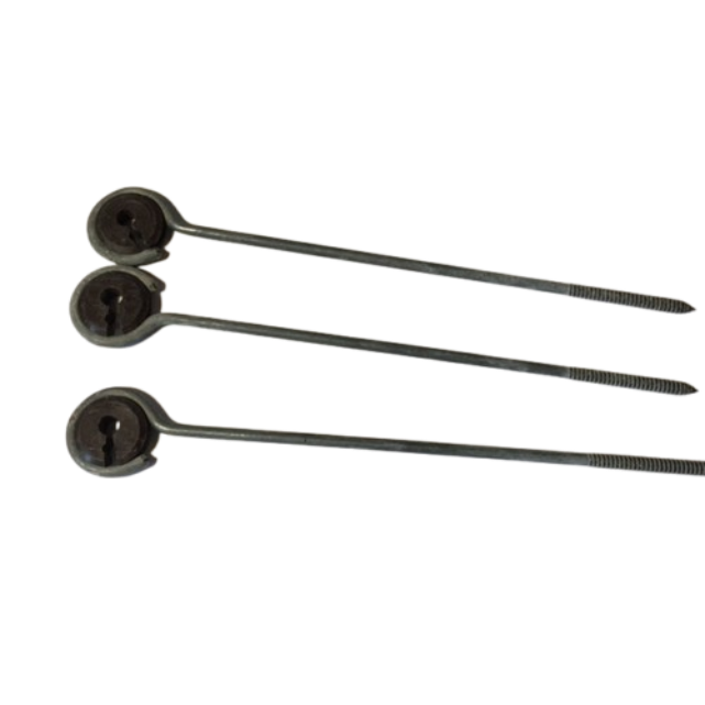 7.5 Inch Antenna Mast Cable Combo Standoffs, 3 Pack, Wood Screw