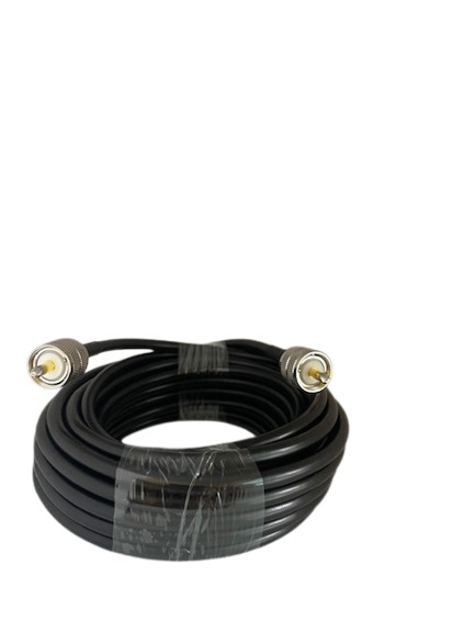 25' LMR-240 Coax Cable Assembly w/ PL-259s connectors