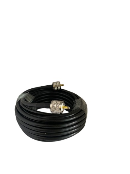 25' LMR-240 Coax Cable Assembly w/ PL-259s connectors