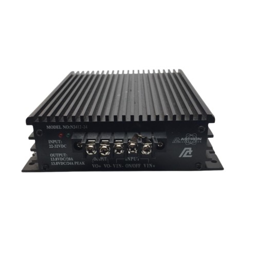 Used Astron N2412-24 - DC-DC Power Converter, 22-32 Vdc To 13.8 Vdc Output @ 20 Amps