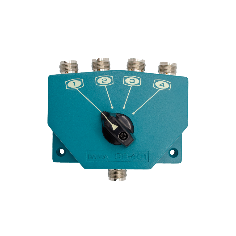 Daiwa – CS-401 – 4 Position Coax Switch – DC – 500MHz