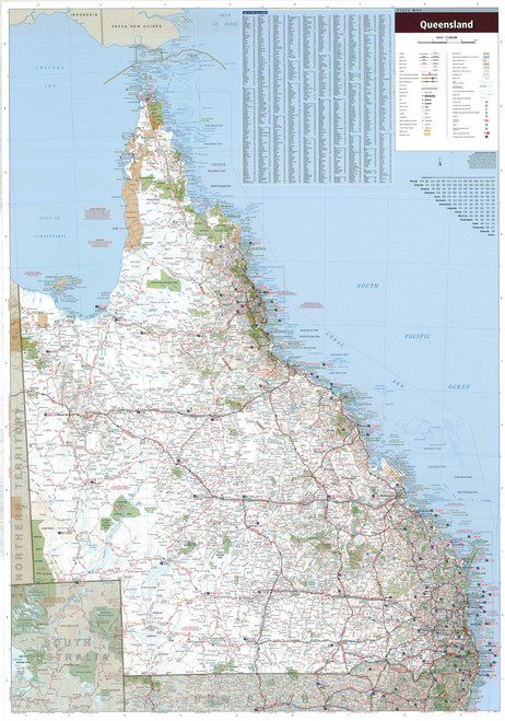 Map of Queensland