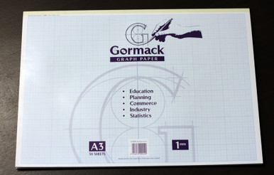 1mm A3 Graph pad - Pacific Plan Printing