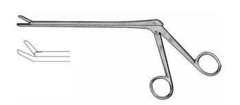 Product Vet Spectrum Cushing Rongeur, 4.75" (12.5cm), Angled Up, 2x10mm Jaw | SAH.702029 Image