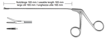 Product Spectrum Yasargil-Nicola Pituitary Grasping Forcep, 6.5" (165mm) Working Length, Serrated | SAH.723116 Image